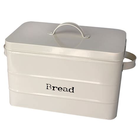 brabrantia home basics metal bread box in ivory copper|Roll Top Bread Box, Medium .